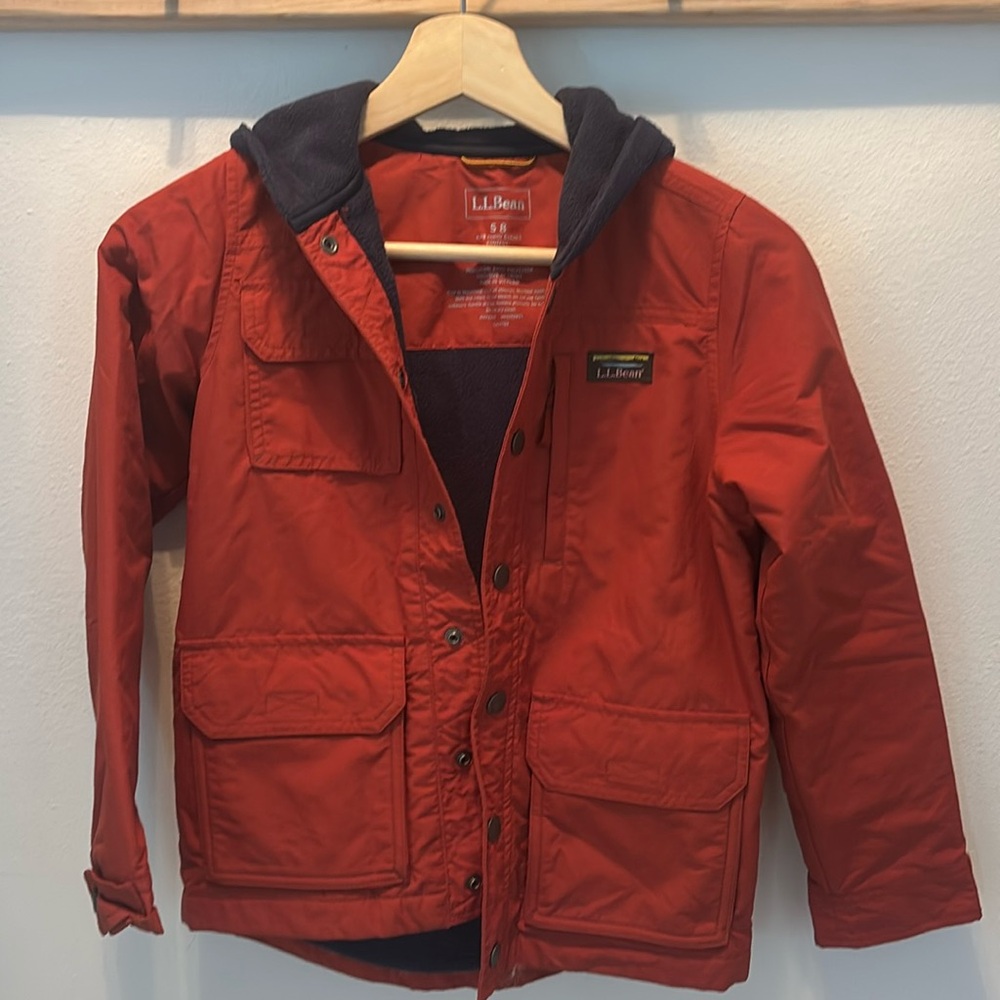 LL Bean Kids Fleece lined Jacket